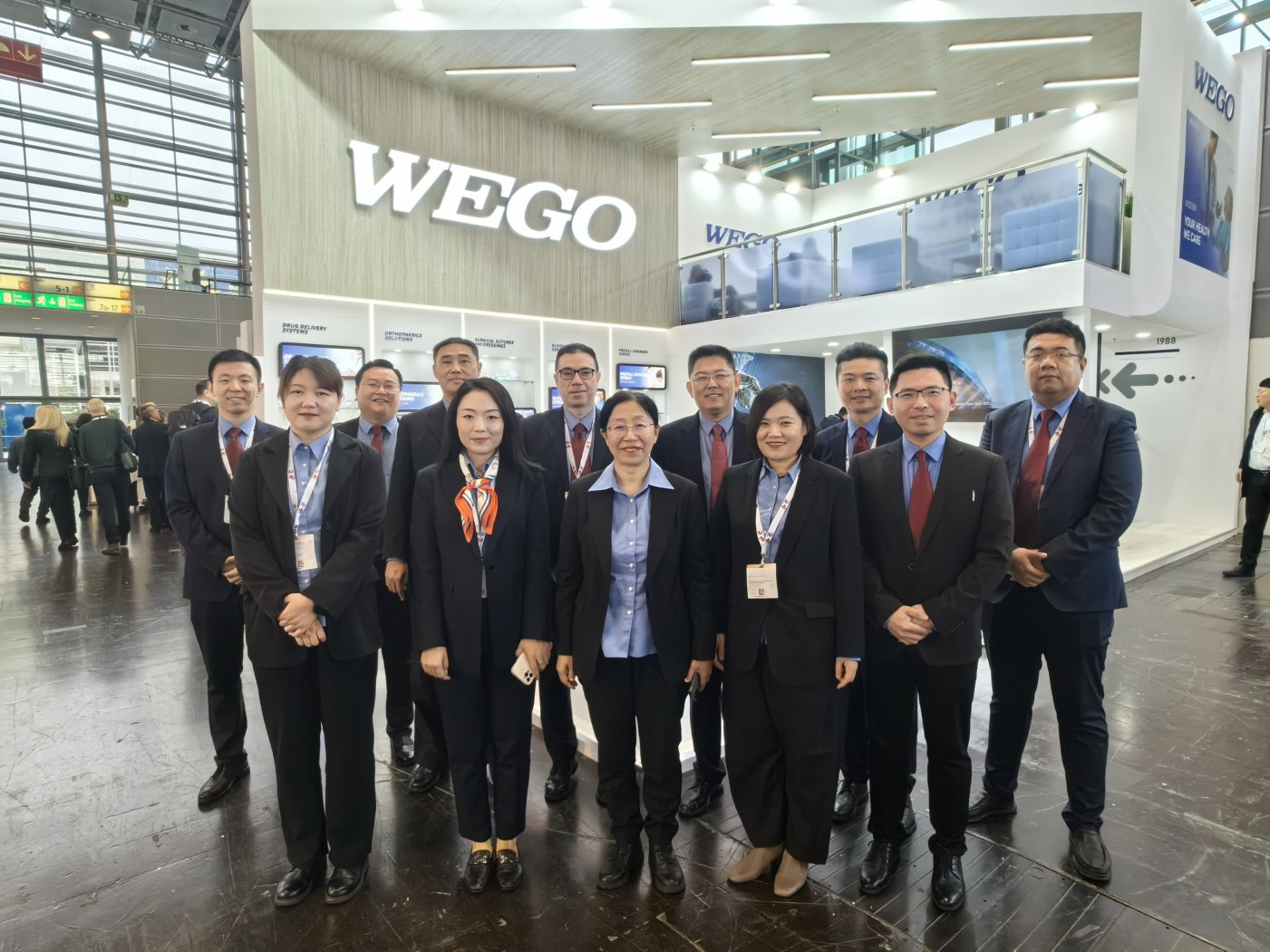 All WEGO Medical employees participating in MEDICA2023